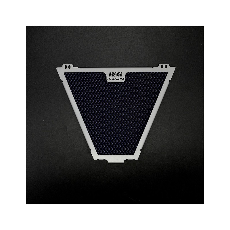 OCG0033RACINGTI R&G retina protezione radiatore olio titanio, per Ducati Panigale V4, V4S e Speciale