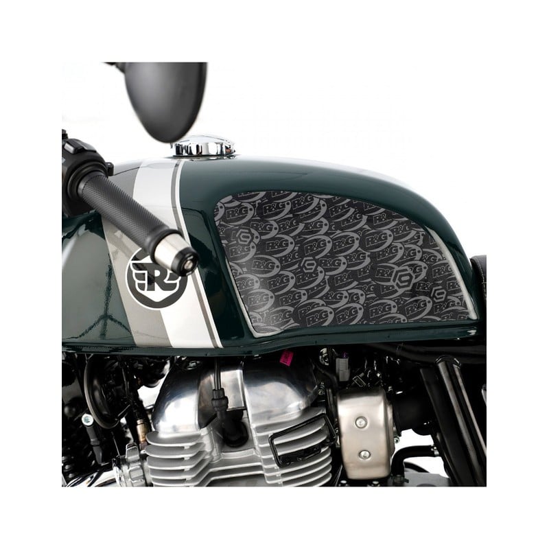 RACEGRIP1402BL R&G kit protezioni serbatoio racing R&G logo Royal Enfield Continental GT 650 '19-Roy