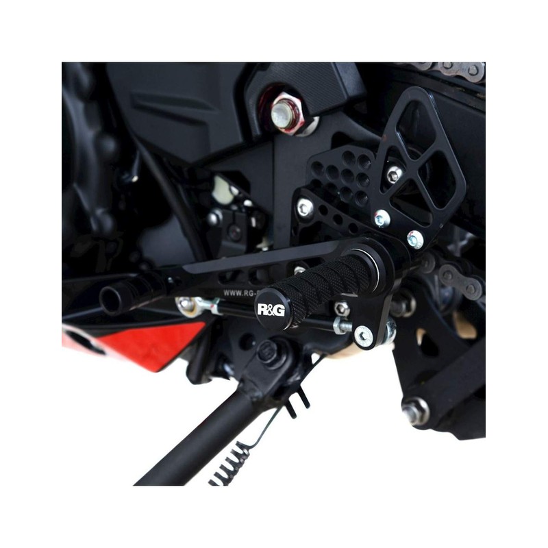 RSET39BK R&G Pedane arretrate, Kawasaki Ninja 250 '18- / Ninja 400 '18