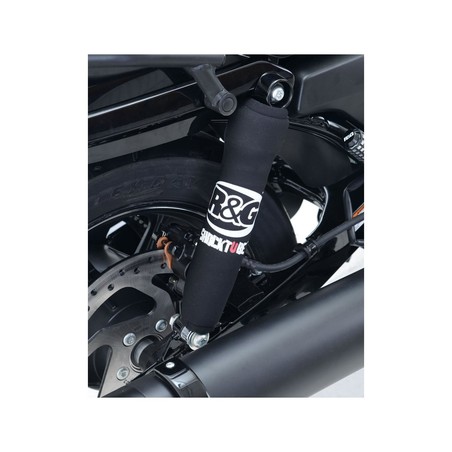 SHOCK50BKPAIR R&G protezione monoamm. 12" x 8" (cp) Yamaha X-MAX 400, HondaHonda SH I 300 2009-2014