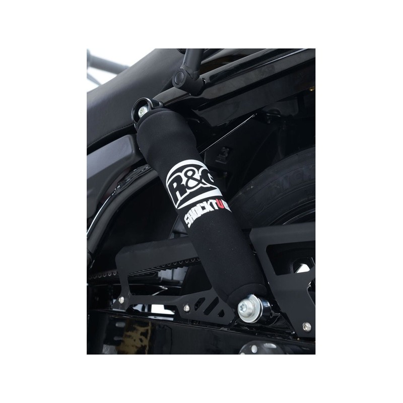 SHOCK50BKPAIR R&G protezione monoamm. 12" x 8" (cp) Yamaha X-MAX 400, HondaHonda SH I 300 2009-2014