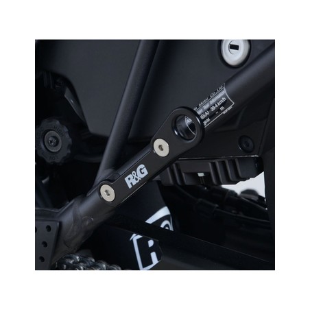 TH0011BK R&G piastra per aggancio cinghie - coppia, Honda CBR250RR '17- - nero