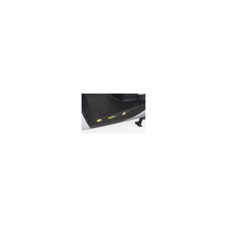 TH0013BK R&G piastra per aggancio cinghie - coppia, HondaHonda Nero CBR RR 1000 2017-2019