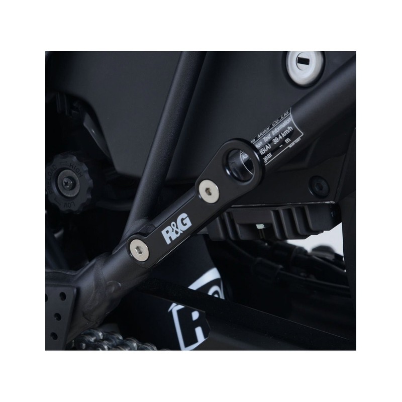 TH0013BK R&G piastra per aggancio cinghie - coppia, HondaHonda Nero CBR RR 1000 2017-2019