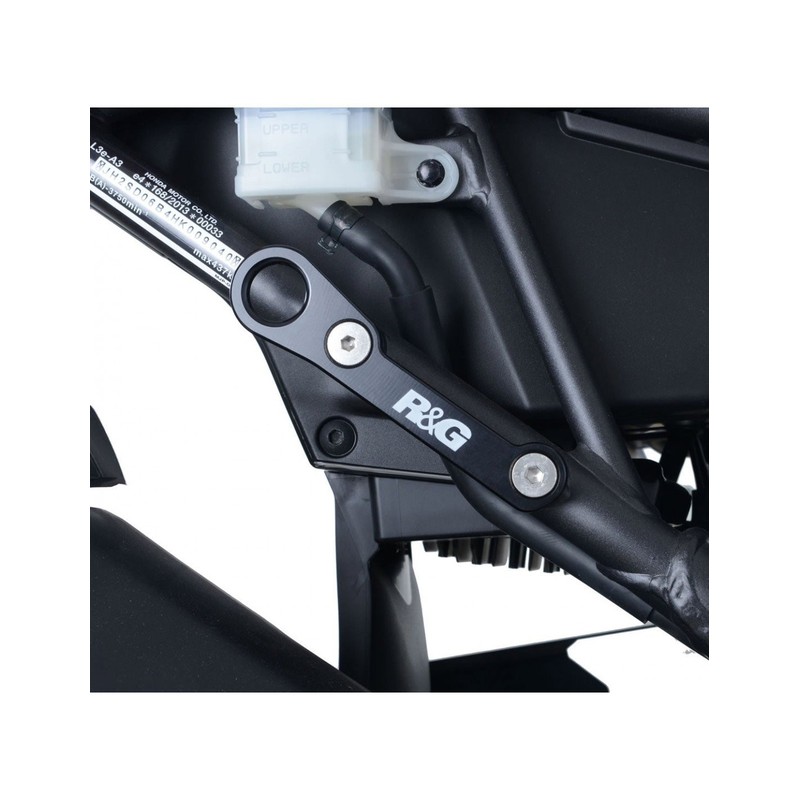 TH0013BK R&G piastra per aggancio cinghie - coppia, HondaHonda Nero CBR RR 1000 2017-2019