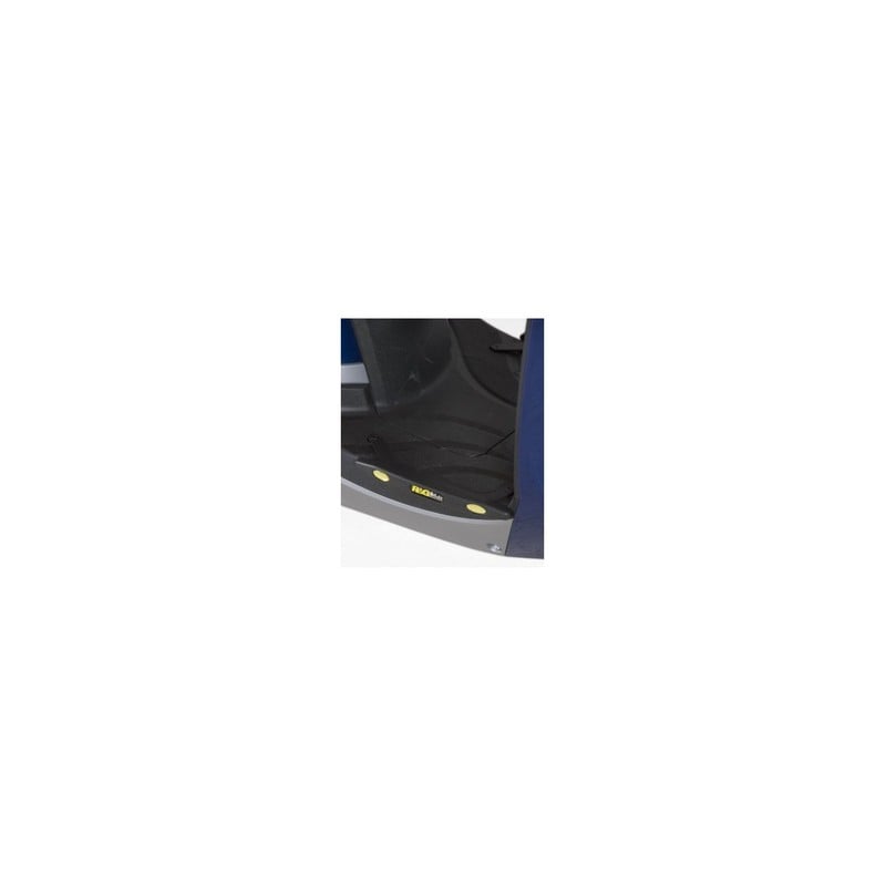 TH0015BK R&G piastra per aggancio cinghie - coppia, MV Agusta F4 1000 '10- / F4RR / F4 RC '15- - ner