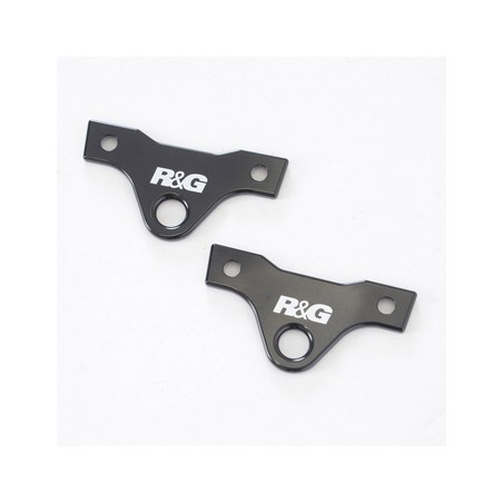 TH0022BK R&G piastra per aggancio cinghie - coppia, Honda Africa Twin Adventure Sports '18-'19 - ner