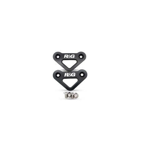 TH0044BK R&G piastra per aggancio cinghie - coppia Aprilia 660 Tuareg '22-Aprilia Tuareg 660 2022