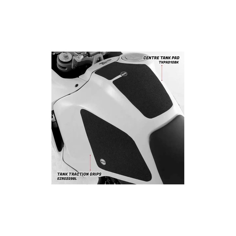 TKPAD10BK R&G Adesivo serbatoio moto nero Ducati DesertX '22