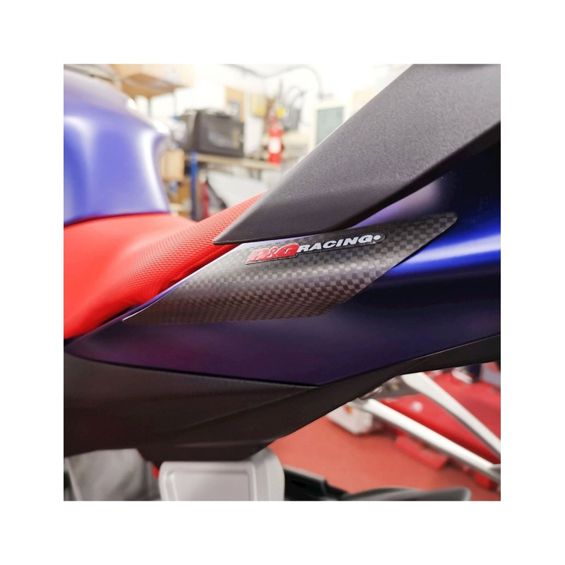 TLS0006CM R&G sliders codone posteriore in carbonio, Aprilia RSV4 / RSV4 RR '15- / RSV4 RF / RSV4 11