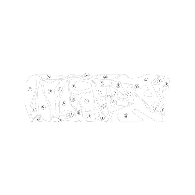 GUARDBMW017 Eazi-Guard pellicola protettiva carrozzeria (lucido) per BMW M R 1000 2023-2024