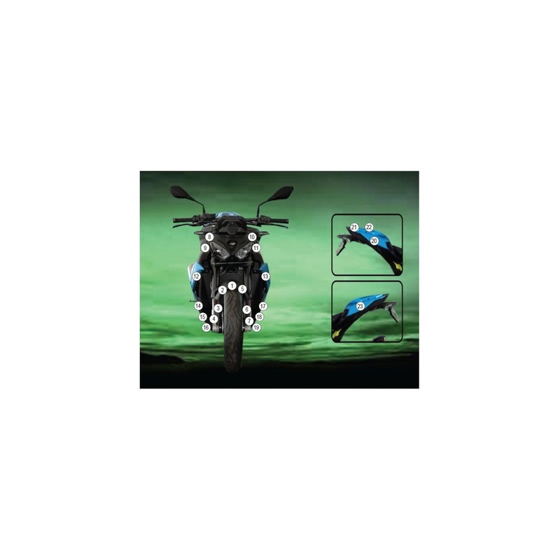 GUARDBMW022M Eazi-Grip protective film BMW M 1000 RR