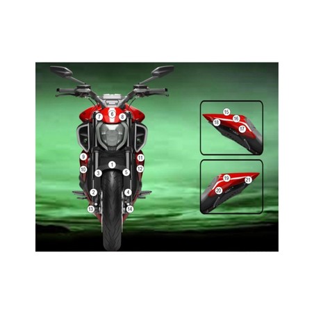 GUARDDUC025 Eazi-Grip protective film Ducati Diavel V4