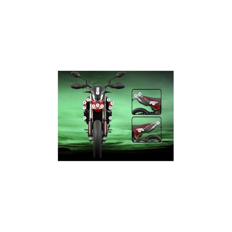 GUARDDUC028M Eazi-Grip protective film Ducati Hypermotard 698 Mono