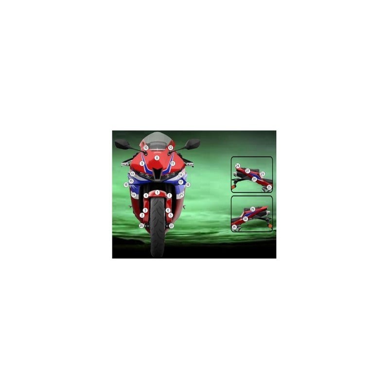 GUARDHON023M Eazi-Grip protective film Honda CBR RR 600