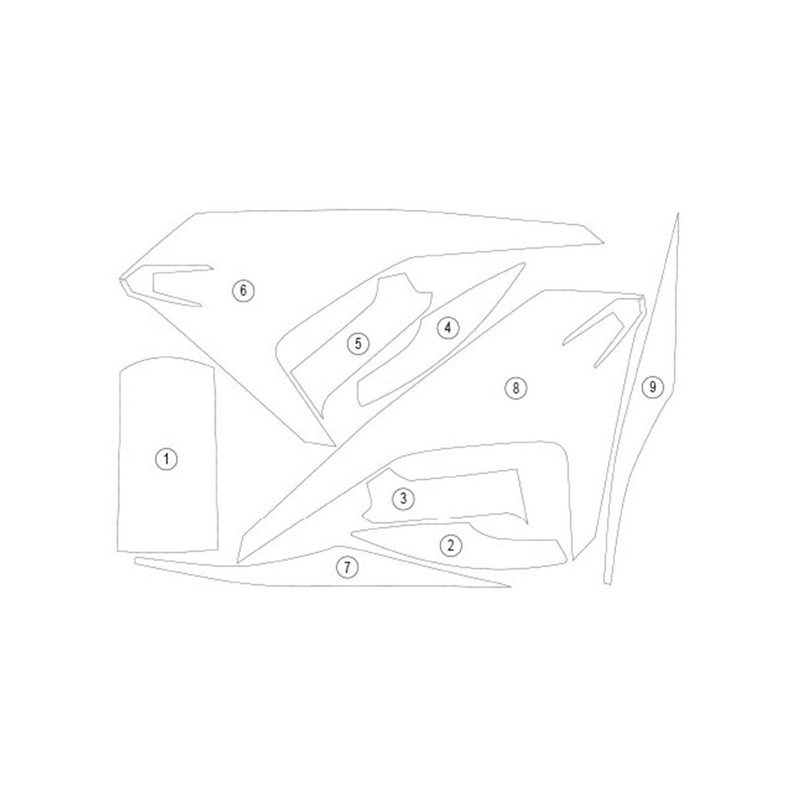 GUARDHON027M Eazi-Grip protective film Honda NC X 750