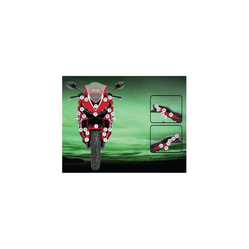 GUARDHON027M Eazi-Grip protective film Honda NC X 750