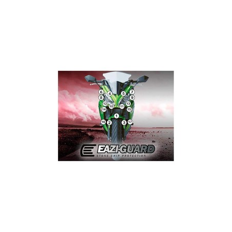 GUARDKAW001M Eazi-Guard pellicola protettiva carrozzeria (opaco) per Kawasaki ER6F 2012-2016
