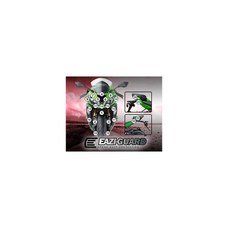 GUARDKAW006M Eazi-Guard pellicola protettiva carrozzeria (opaco) per Kawasaki ZX6R 2013-2016