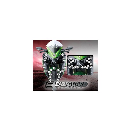GUARDKAW019 Eazi-Guard pellicola protettiva carrozzeria (lucido) per Kawasaki RS Z 900 2017