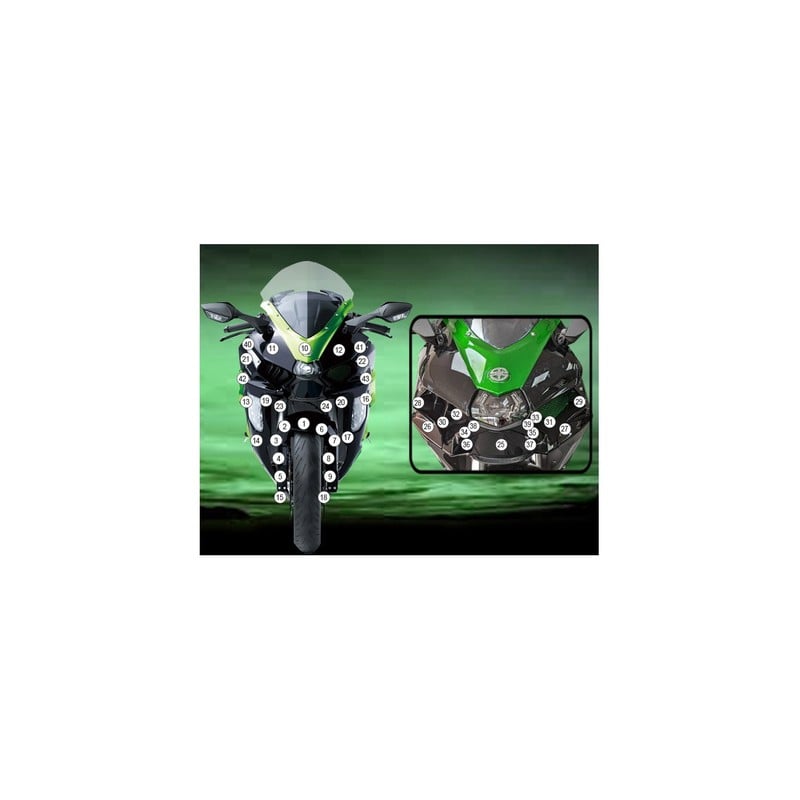 GUARDKAW028M Eazi-Grip protective film Kawasaki Ninja H2 SX SE