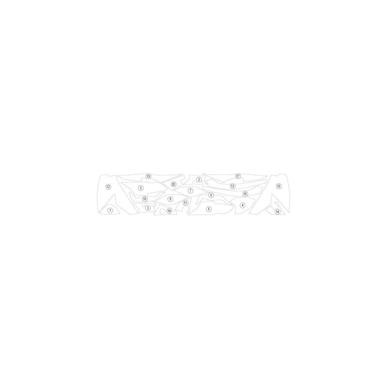 GUARDKAW029 Eazi-Grip protective film Kawasaki VERSYS 650