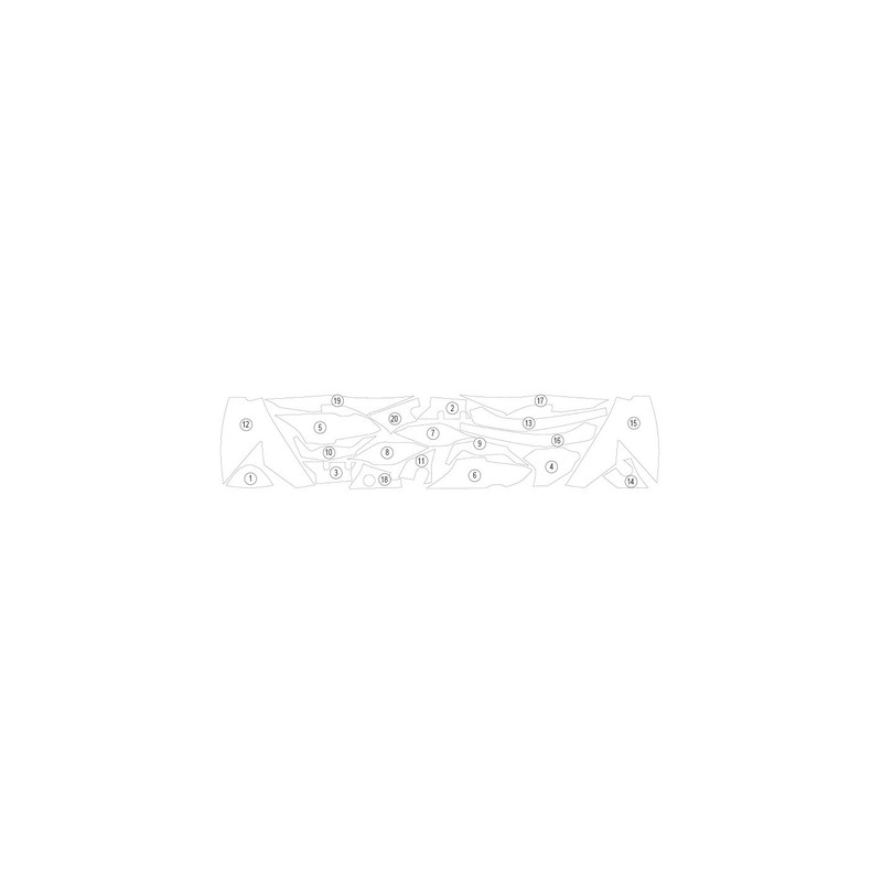 GUARDKAW029M Eazi-Grip protective film Kawasaki VERSYS 650