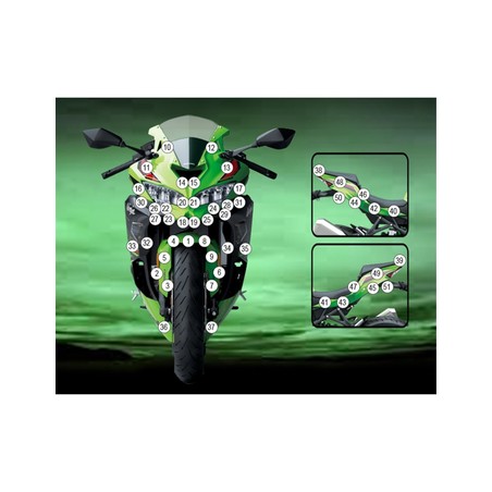 GUARDKAW032M Eazi-Grip protective film Kawasaki ZX 4 RR