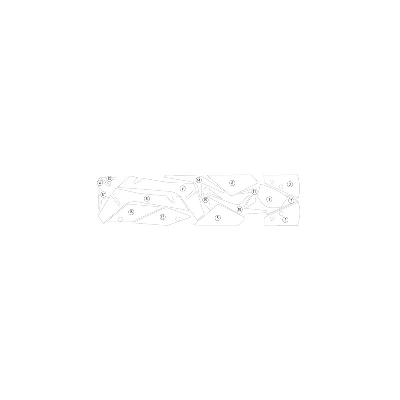 GUARDKTM013 Eazi-Guard pellicola protettiva carrozzeria (lucido) per KTM 990 RC R 2026