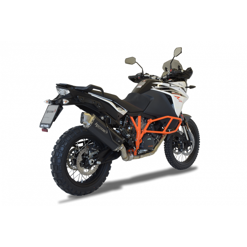 KT4TR1022C-AB TERMINALE 4-TRACK ACCIAIO NERO CARBONIO KTM Adventure 1050 2015-2016 