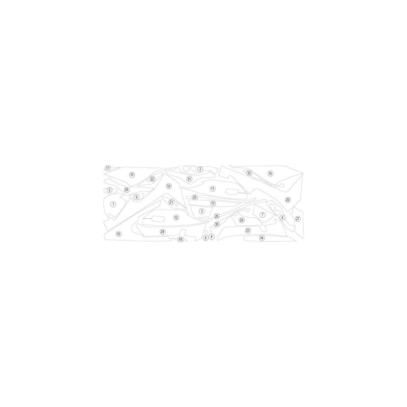 GUARDSUZ006 Eazi-Grip protective film Suzuki GSX GT S 1000