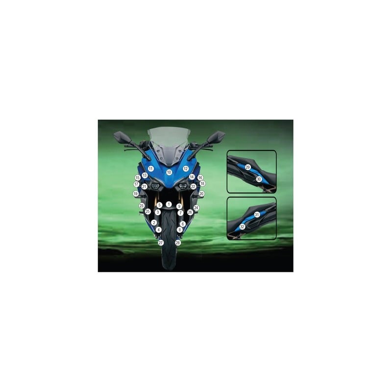 GUARDSUZ006M Eazi-Grip protective film Suzuki GSX GT S 1000