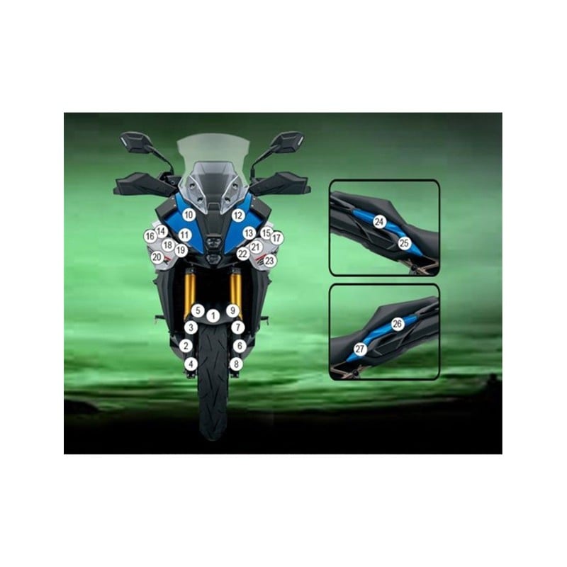 GUARDSUZ008M Eazi-Guard pellicola protettiva carrozzeria (opaco) per Suzuki GSX GX S 1000 2024