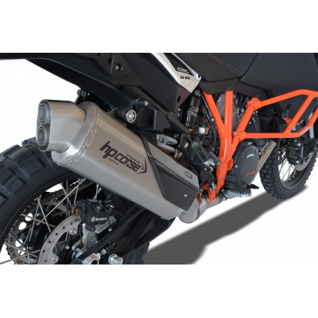 KT4TR1022T-AB TERMINALE 4-TRACK TITANIO CARBONIO KTM Adventure 1090 2017-2019 
