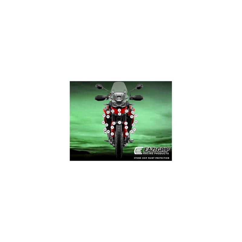 GUARDTRI008 Eazi-Guard pellicola protettiva carrozzeria (lucido) per Triumph Tiger GT 900 2020-2023
