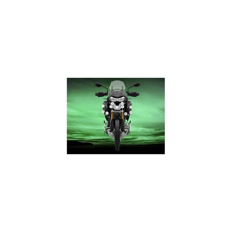 GUARDTRI016 Eazi-Guard pellicola protettiva carrozzeria (lucido) per Triumph Street Triple RS 2020-2