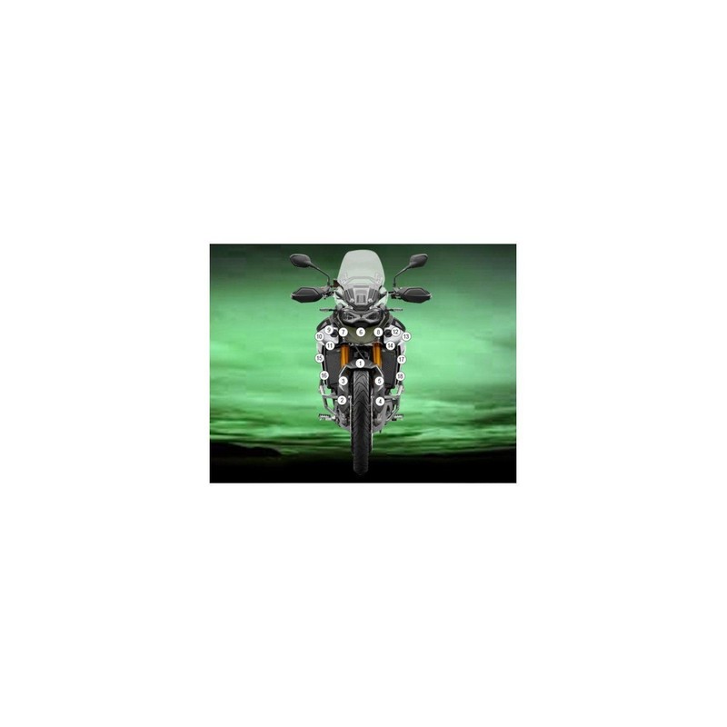 GUARDTRI016 Eazi-Guard pellicola protettiva carrozzeria (lucido) per Triumph Street Triple RS 2020-2