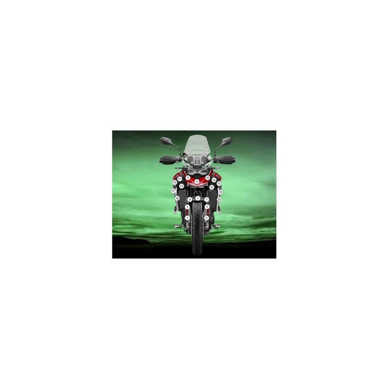 GUARDTRI016 Eazi-Guard pellicola protettiva carrozzeria (lucido) per Triumph Street Triple RS 2020-2