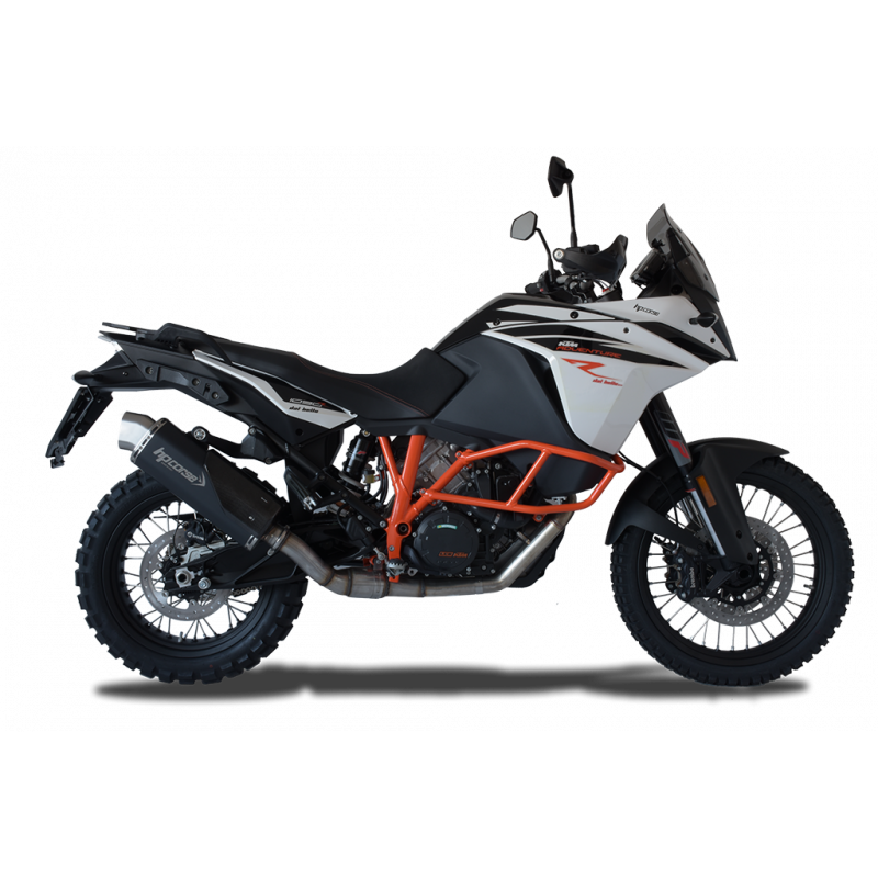 KT4TR1022C-AB TERMINALE 4-TRACK ACCIAIO NERO CARBONIO KTM Adventure 1090 2017-2019 