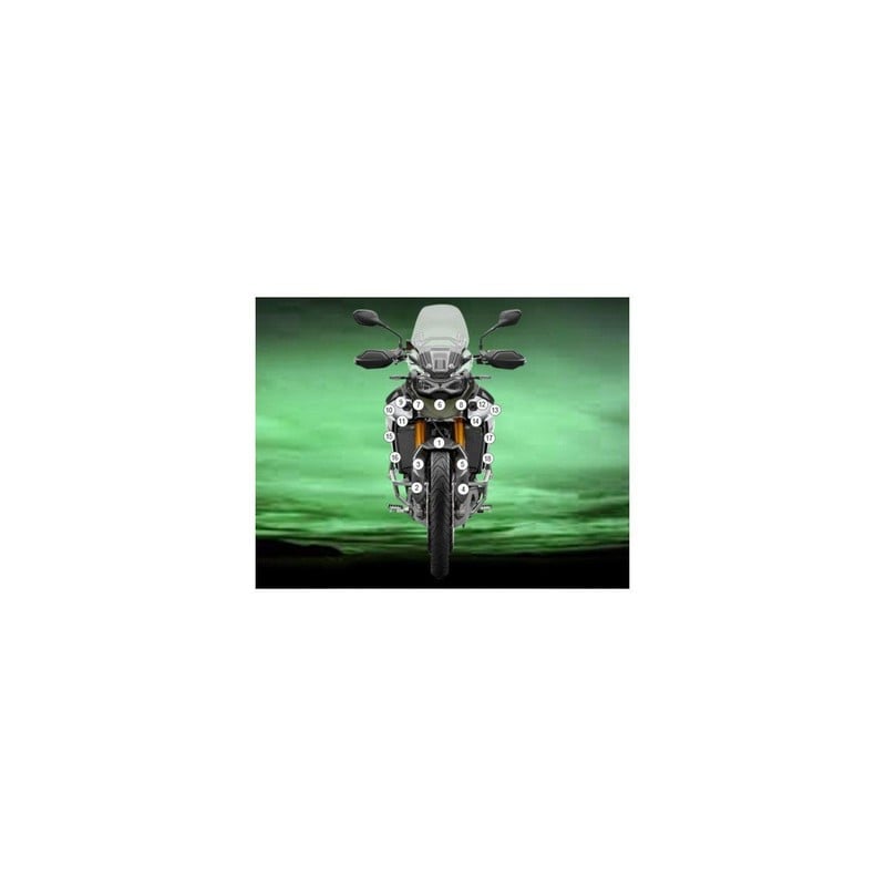 GUARDTRI019M Eazi-Guard pellicola protettiva carrozzeria (opaco) per Triumph Tiger Pro 900 Rally 202