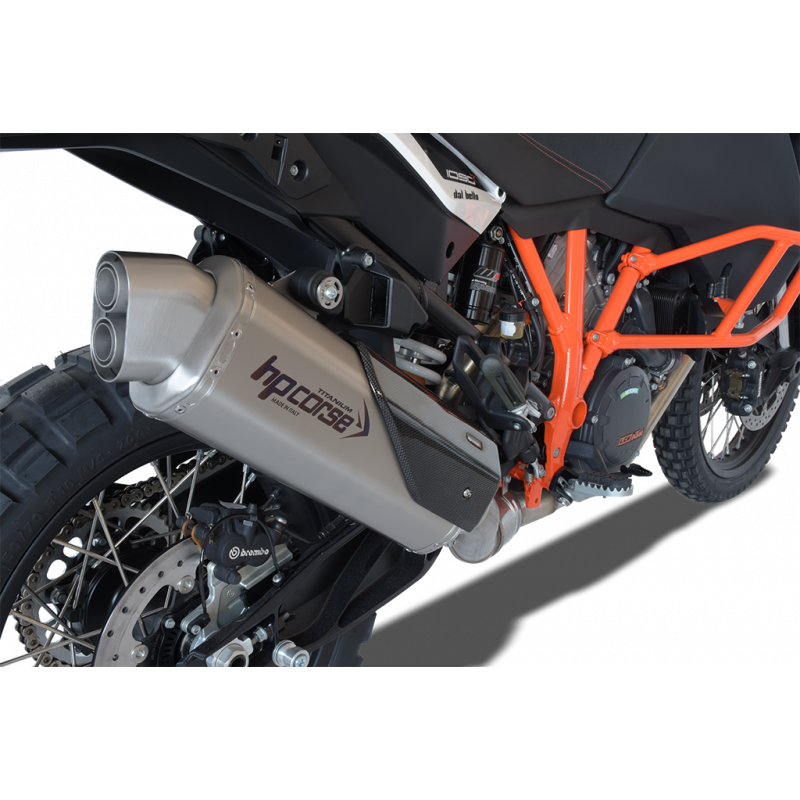 KT4TR1022T-AB TERMINAL 4 VOIES TITANE CARBON KTM Adventure 1190 2013-2016 