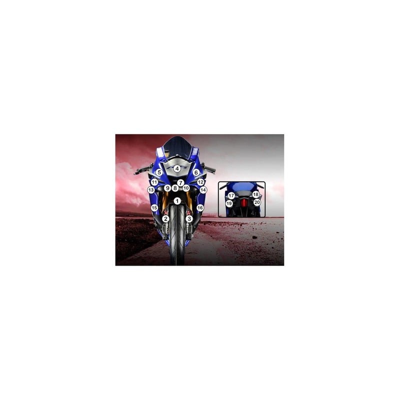 GUARDYAM008M Eazi-Grip protective film Yamaha YZF R6