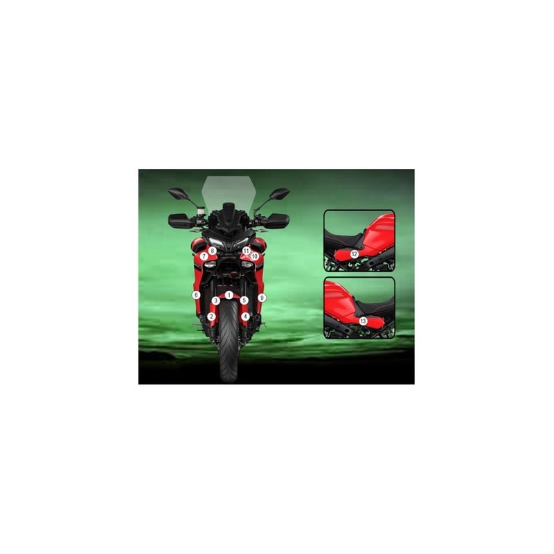 GUARDYAM018 Eazi-Guard pellicola protettiva carrozzeria (lucido) per Yamaha Tracer 9 2021