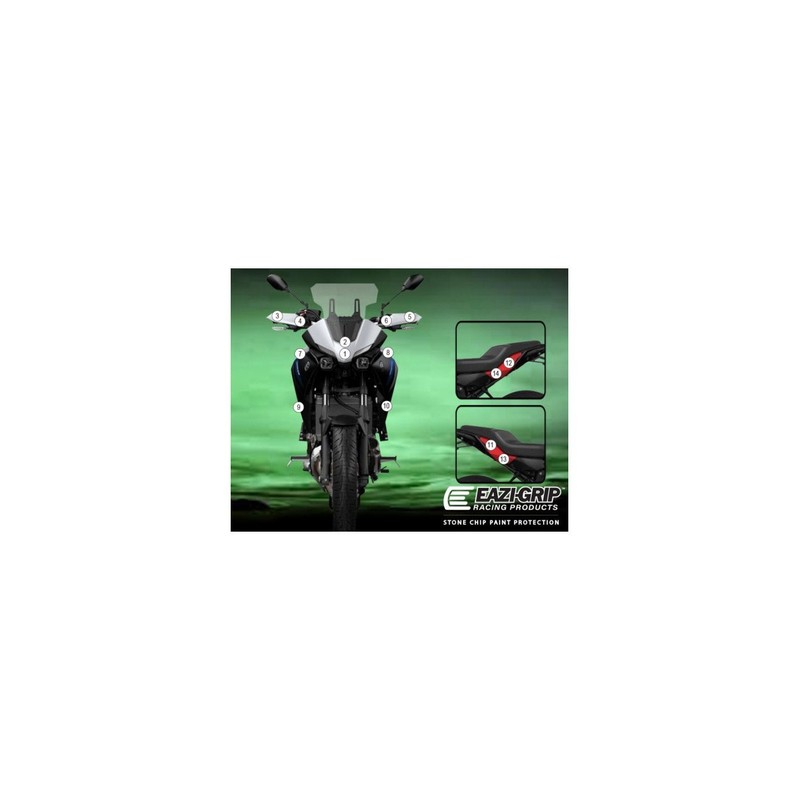 GUARDYAM019 Eazi-Guard pellicola protettiva carrozzeria (lucido) per Yamaha Tracer 7 GT 2025.0