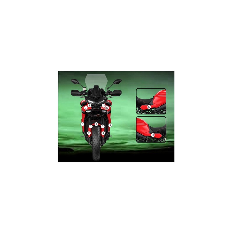 GUARDYAM019 Eazi-Grip protective film Yamaha Tracer 7 GT