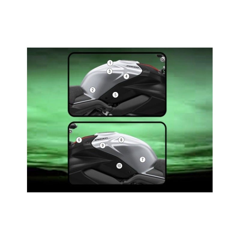 TANKDUC004 Eazi-Guard pellicola protettiva serbatoio (lucido) per Ducati Streetfighter V4 SP 2023