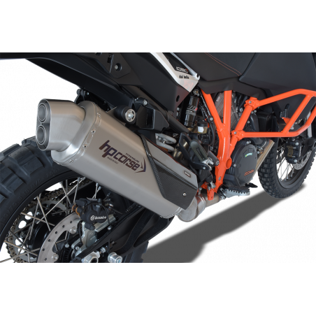 KT4TR1022T-AB TERMINALE 4-TRACK TITANIO CARBONIO KTM Super Adventure 1290 2017-2019  HP CORSE