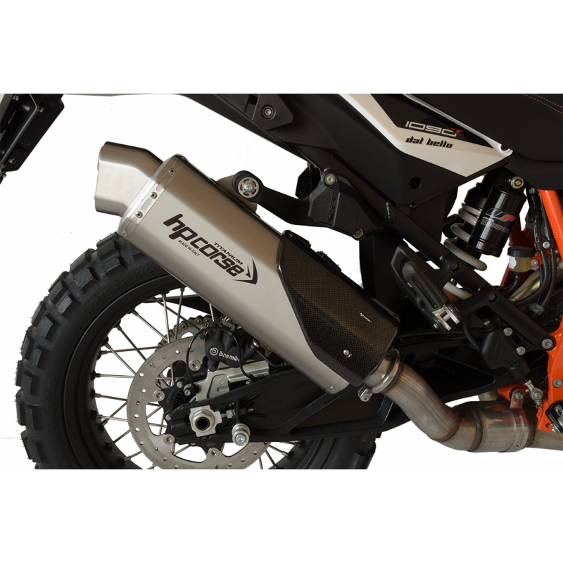 KT4TR1022T-AB TERMINALE 4-TRACK TITANIO CARBONIO KTM Super Adventure 1290 2017-2019  HP CORSE