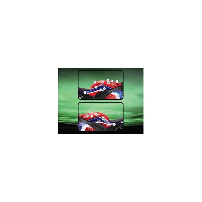 TANKHON004 Eazi-Guard pellicola protettiva serbatoio (lucido) per Honda CBR RR 1000 2020