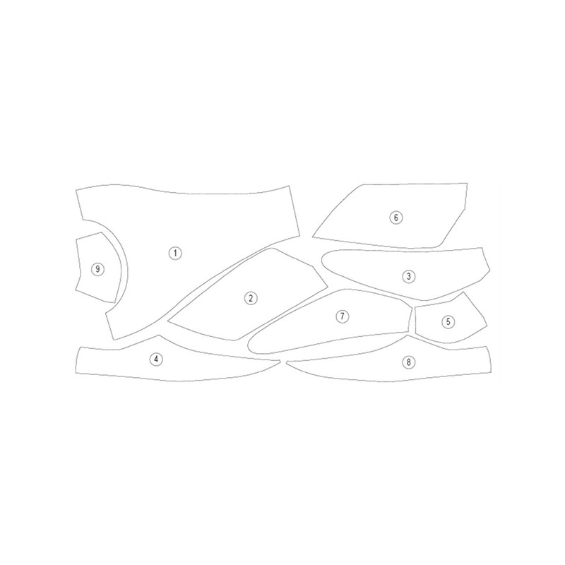 TANKKAW006M Eazi-Grip protective film Kawasaki ZX 4 RR
